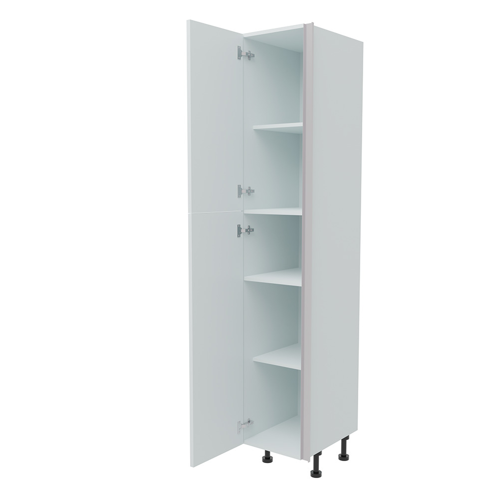 400mm True Handleless Larder Unit (895mm Top Door) - LH Hinge (High)