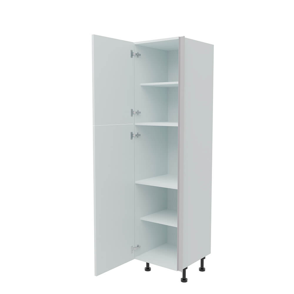 500mm True Handleless Larder Unit - 715mm Top Door - LH Hinge (Medium)