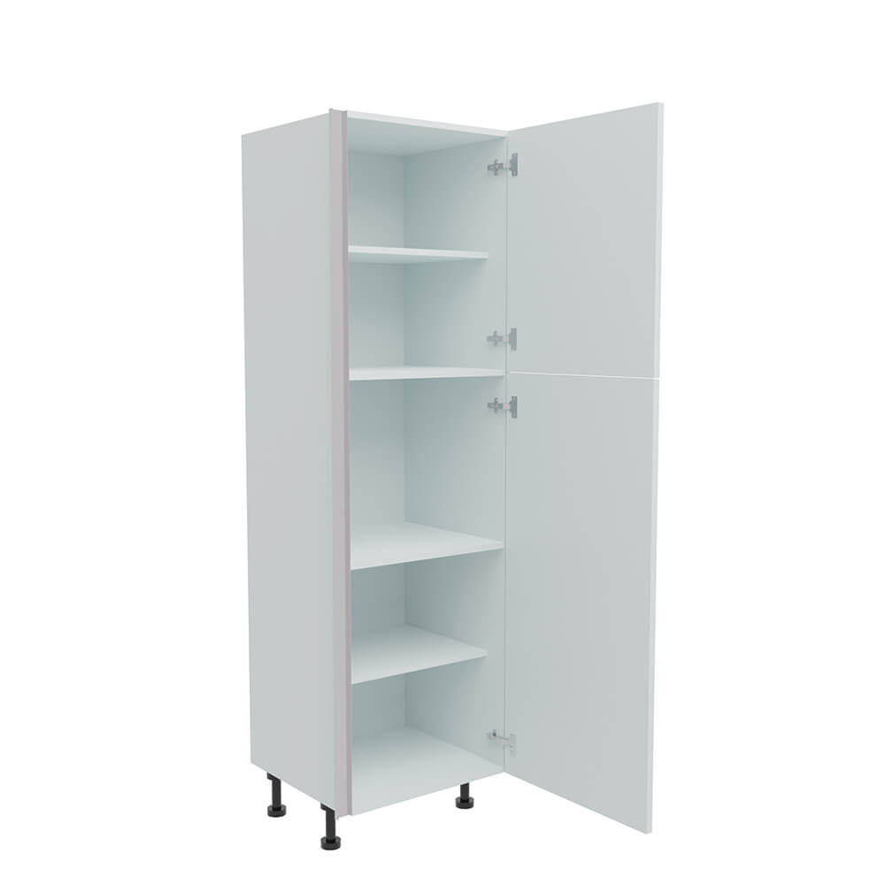 600mm True Handleless Larder Unit - 715mm Top Door - RH Hinge (Medium)
