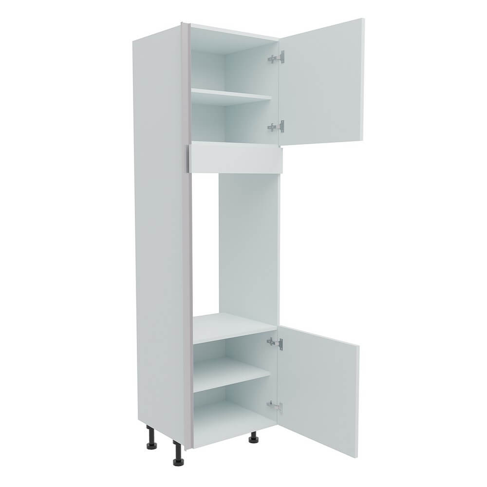 600mm True Handleless Tall Double Oven Housing - RH Hinge (High)