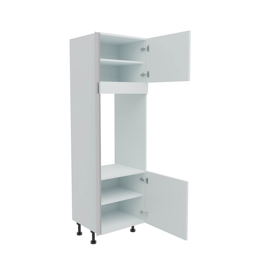 600mm True Handleless Tall Double Oven Housing - RH Hinge (Medium)