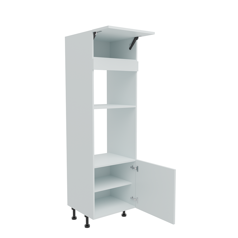 600mm Tall Single Oven & Mic Housing with Doors (Medium)