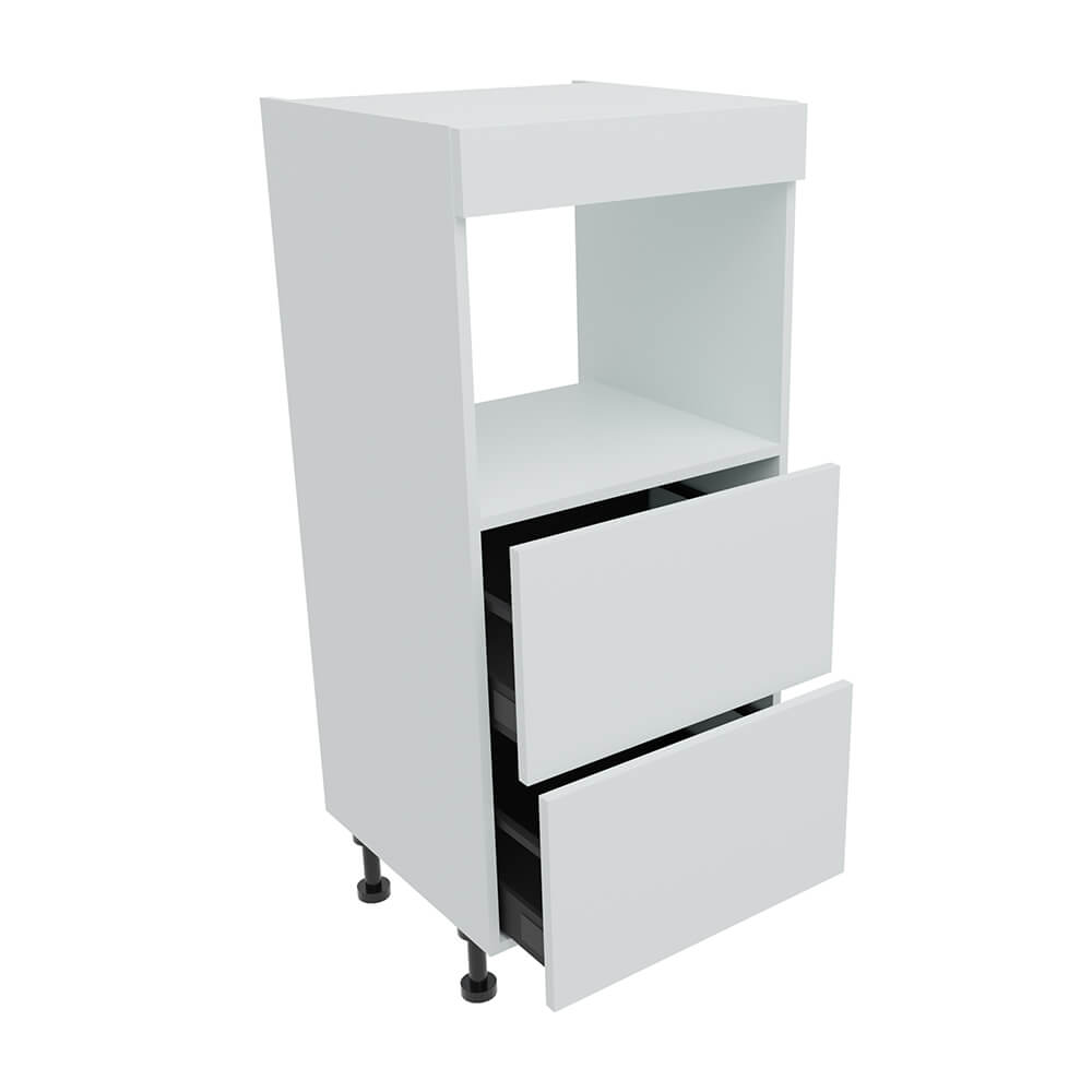 600mm Midi Microwave Oven Housing with 2 x Pan Drawers