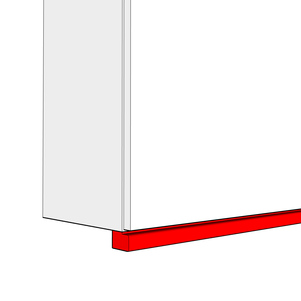 Portwood Straight Pelmet - Universal - 3m
