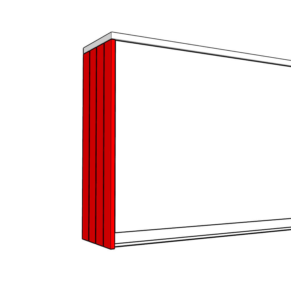 Tenby Wall End Panel - T&G - HIGH - TYPE C