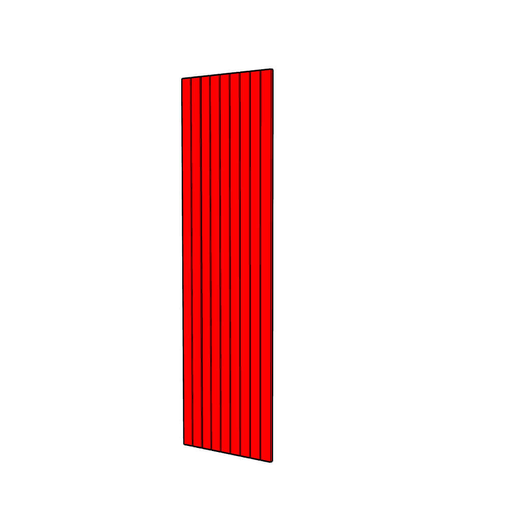 Tenby Full Sized End Panel - T&G - 2400 x 650 x 18mm