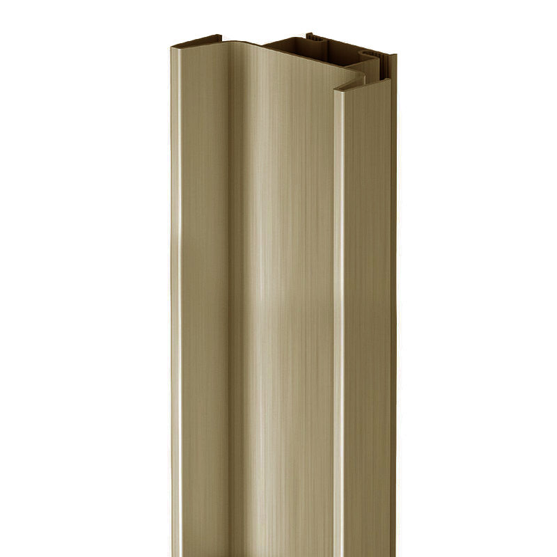 2.67m Vertical Profile - Intermediate for True Handleless - Brushed Brass Anodised
