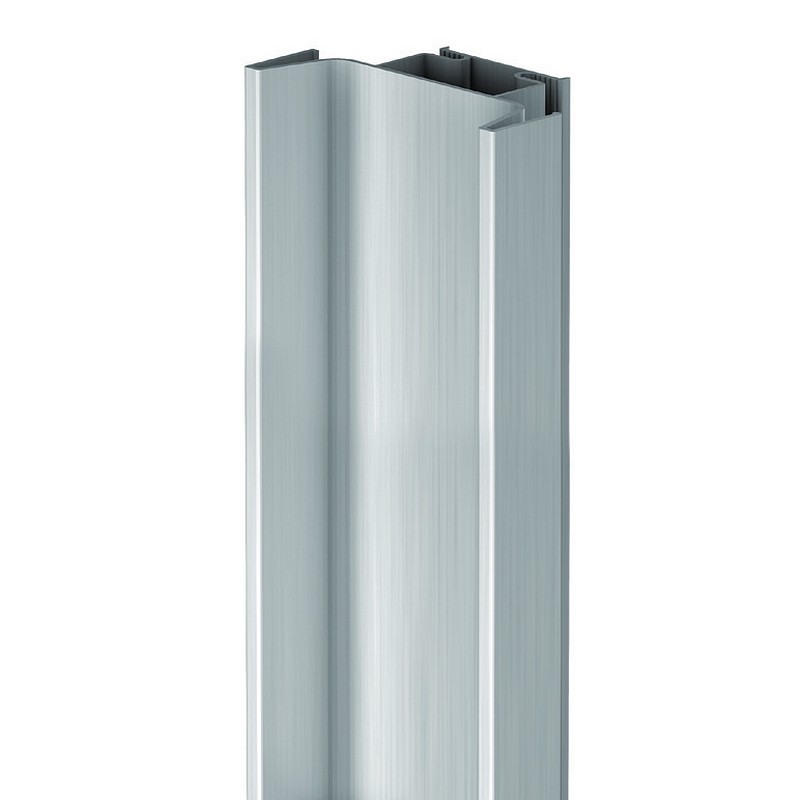 2.67m Vertical Profile - Intermediate for True Handleless - Silver Anodised