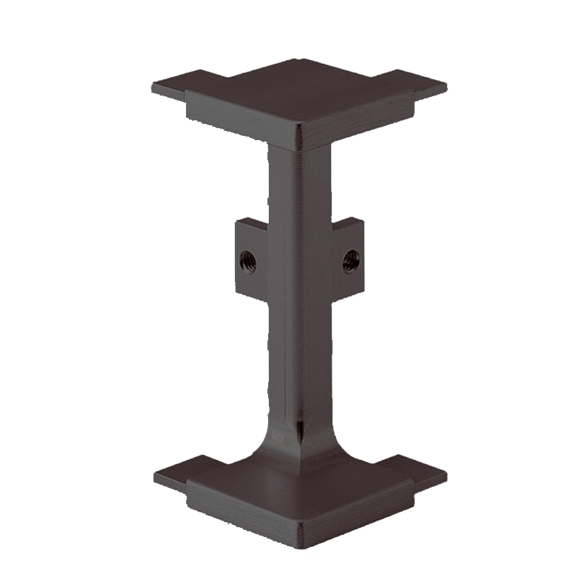 Mid Profile External Corner Joint for True Handleless - Graphite Powder Coated
