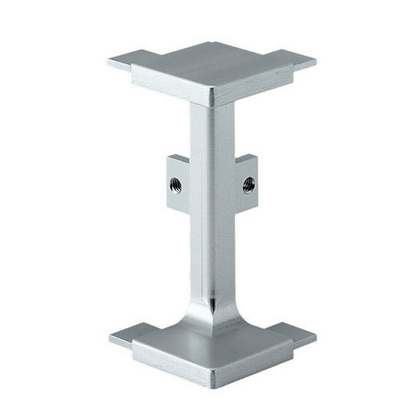 Mid Profile External Corner Joint for True Handleless - Silver Anodised