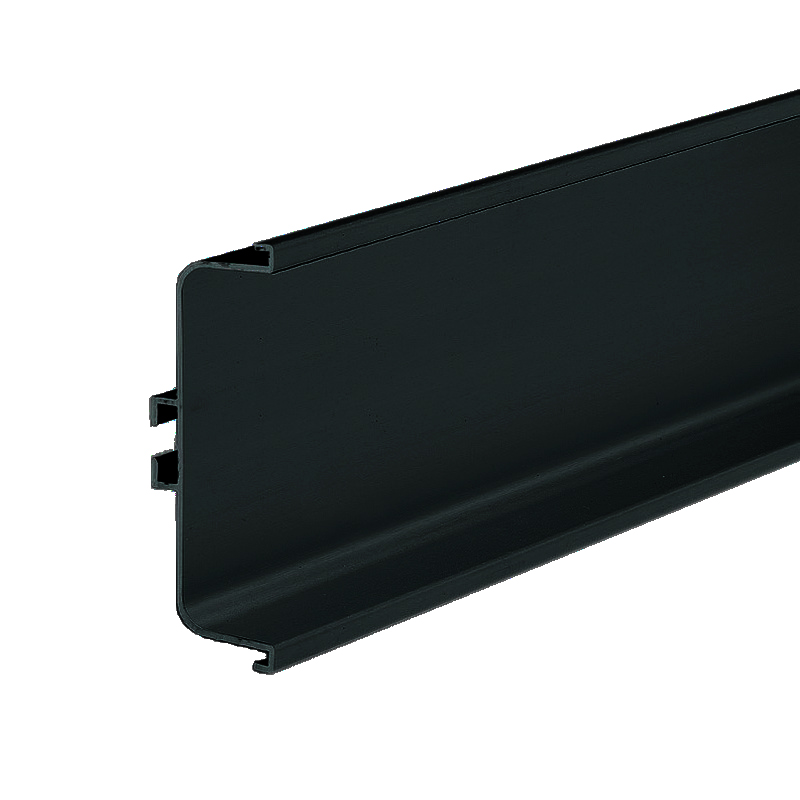 Mid Profile for True Handleless - 4.1m Length - Matt Black Powder Coated