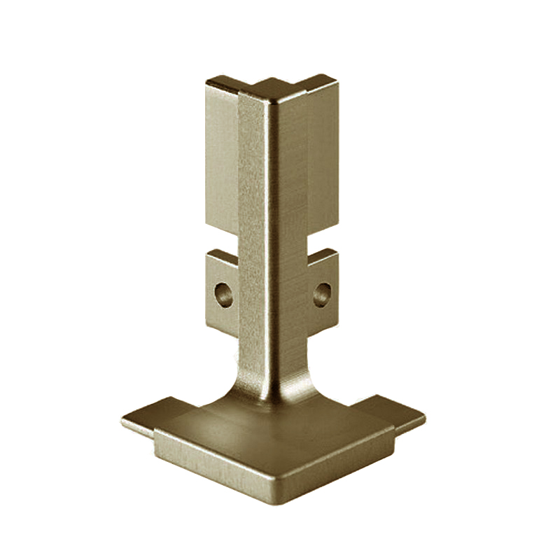 Top Profile External Corner Joint for True Handleless - Brushed Brass Anodised