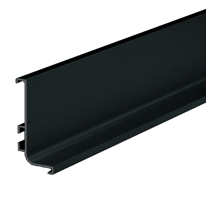 Top Profile for True Handleless - 4.1m Length - Matt Black Powder Coated