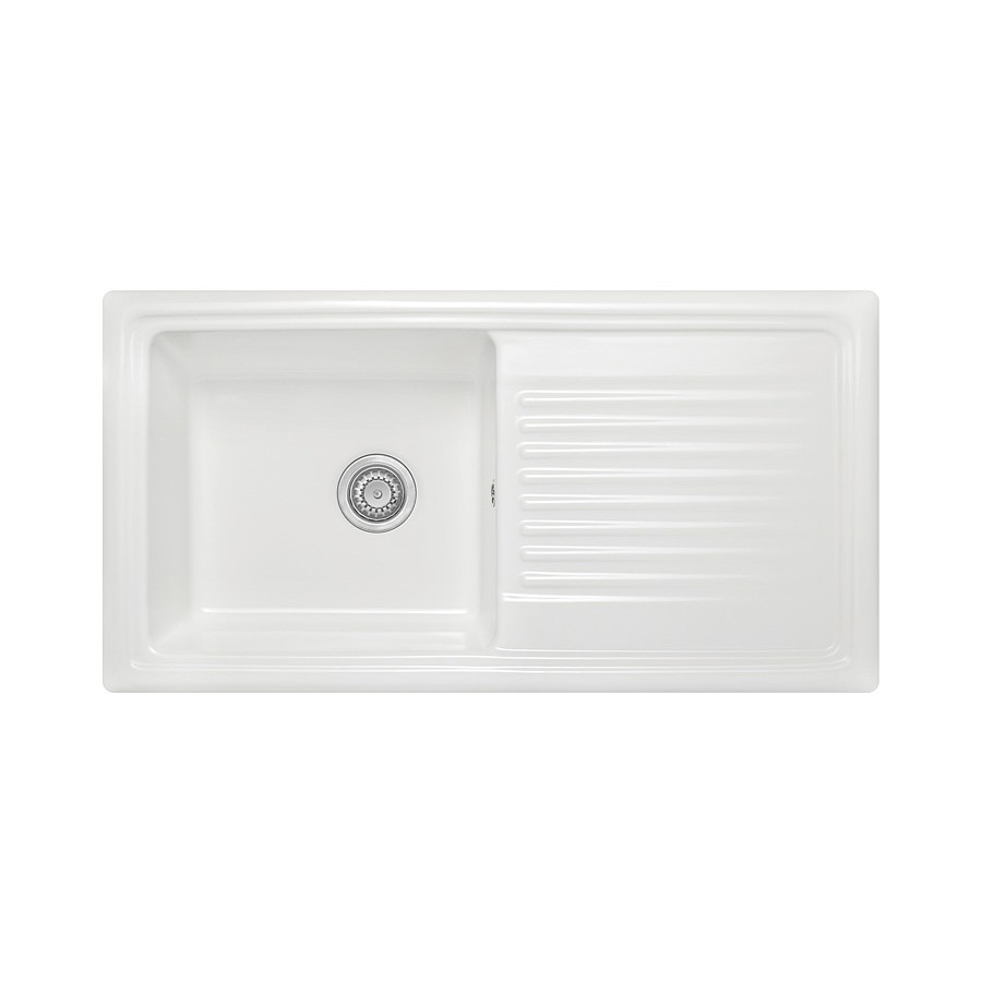 Ashburn 1.0 bowl Ceramic White Inset Sink