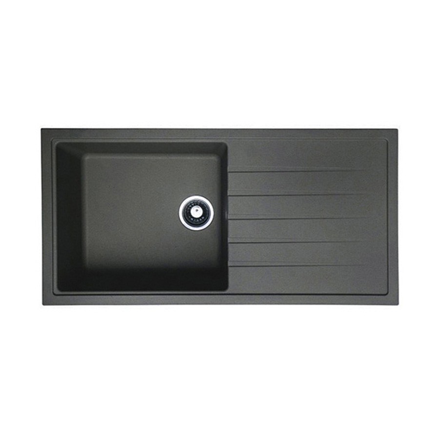 Lymington 1.0 bowl Gunmetal Grey Granite Inset Sink