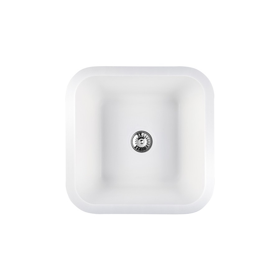 Sakarya 1.0 bowl Bright White Solid Surface Sink