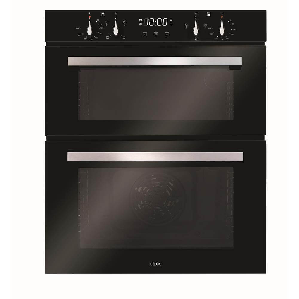 CDA DC741BL Built-Under Electric Double Oven, Black