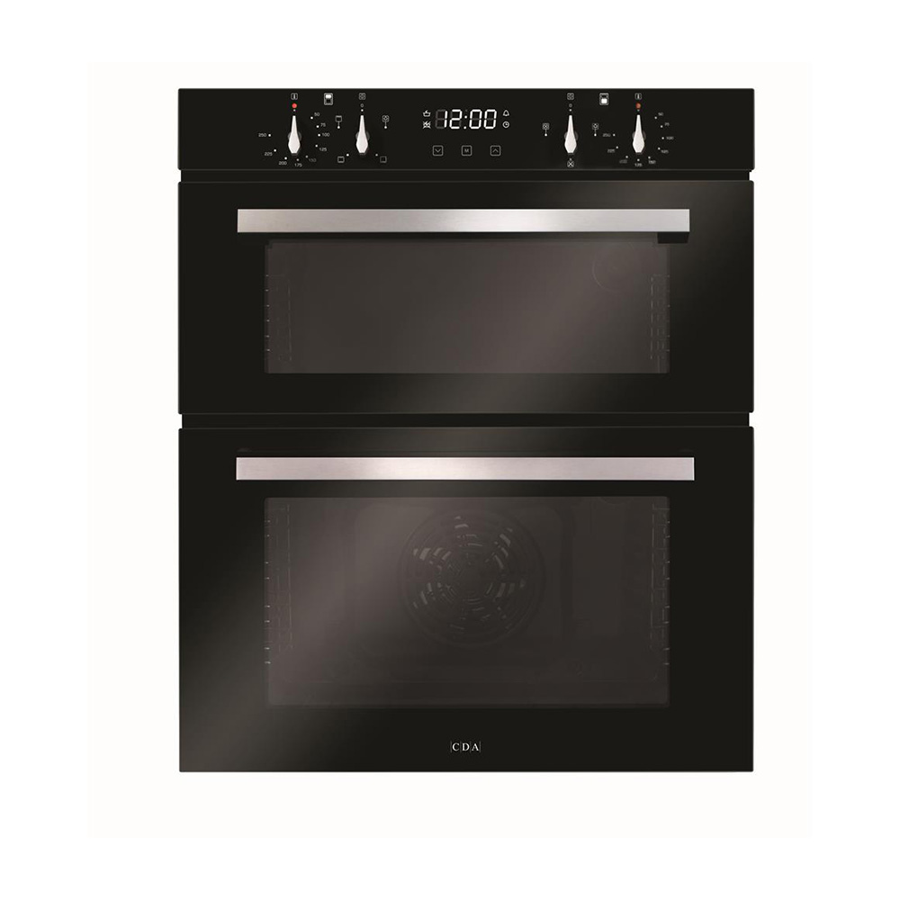 CDA DC741BL Built-Under Electric Double Oven, Black