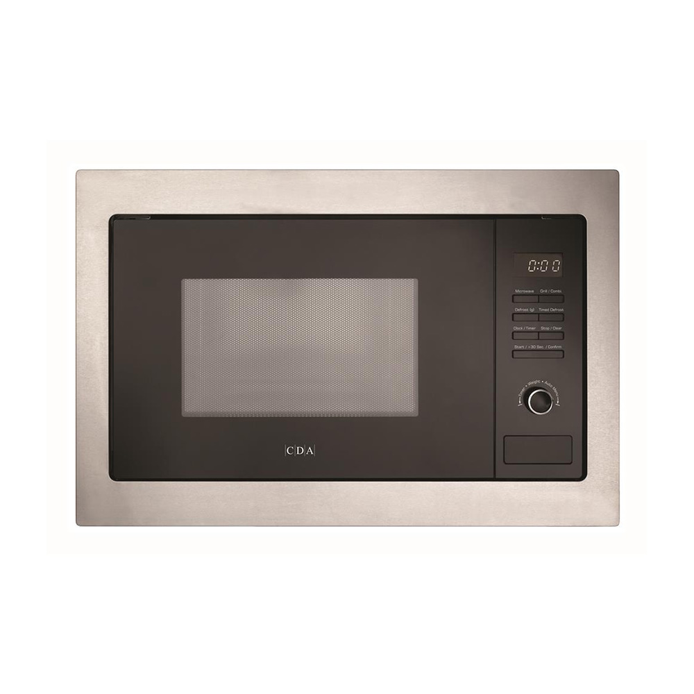 CDA VM231SS Built-In Microwave Oven and Grill, 388mm High, 390mm Deep, Stainless Steel