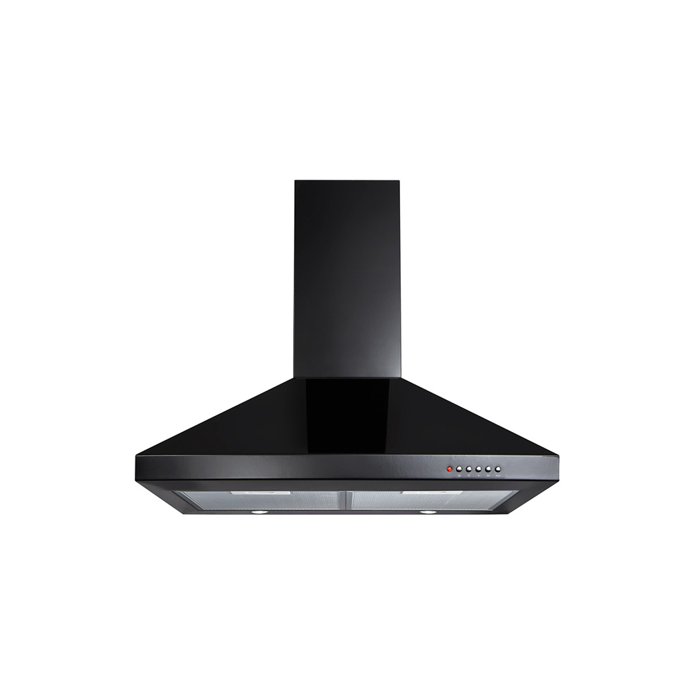 CDA ECH71BL 70cm Chimney Extractor, Black, 3 Speed
