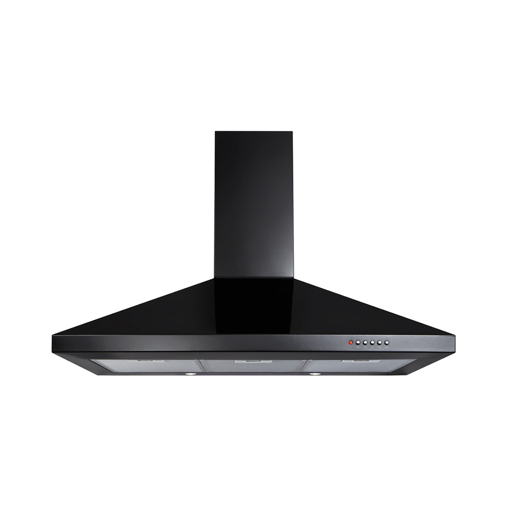 CDA ECH91BL 90cm Chimney Extractor, Black, 3 Speed