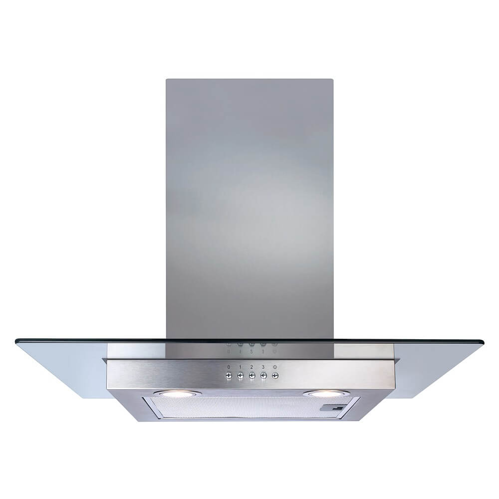 CDA ECN62SS 60cm Flat Glass Extractor, Stainless Steel, 3 Speed