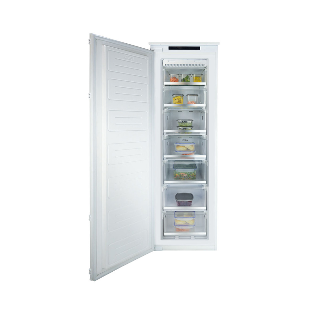 CDA FW882 Integrated/In-Column Full Height Larder Freezer, Reversible, Frost Free, A+