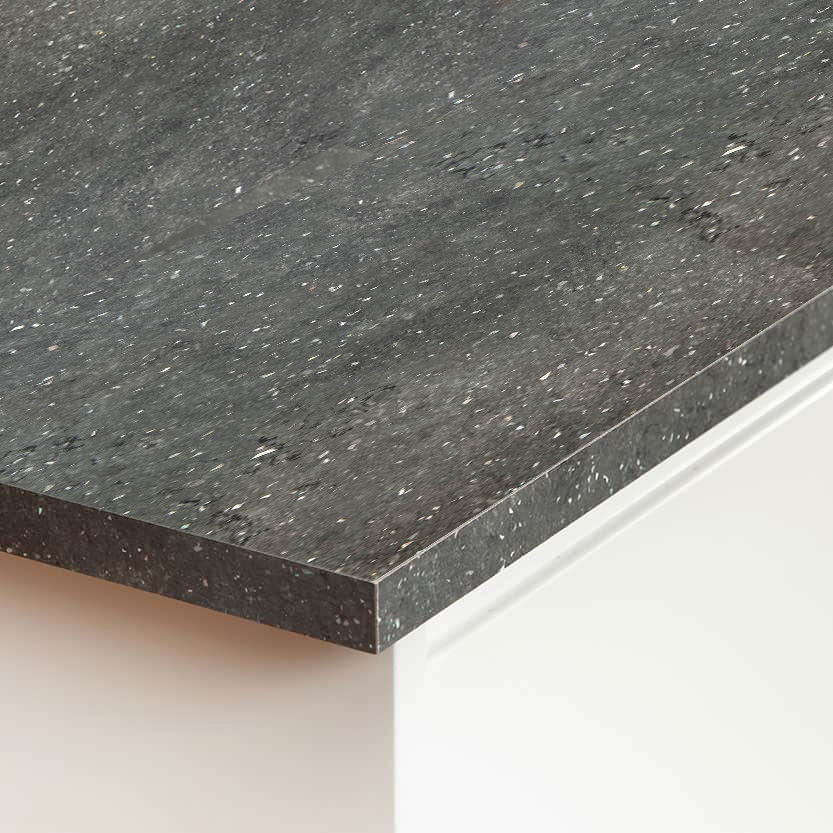 Grey Quartz - 22mm Square Edge Laminate Worktop