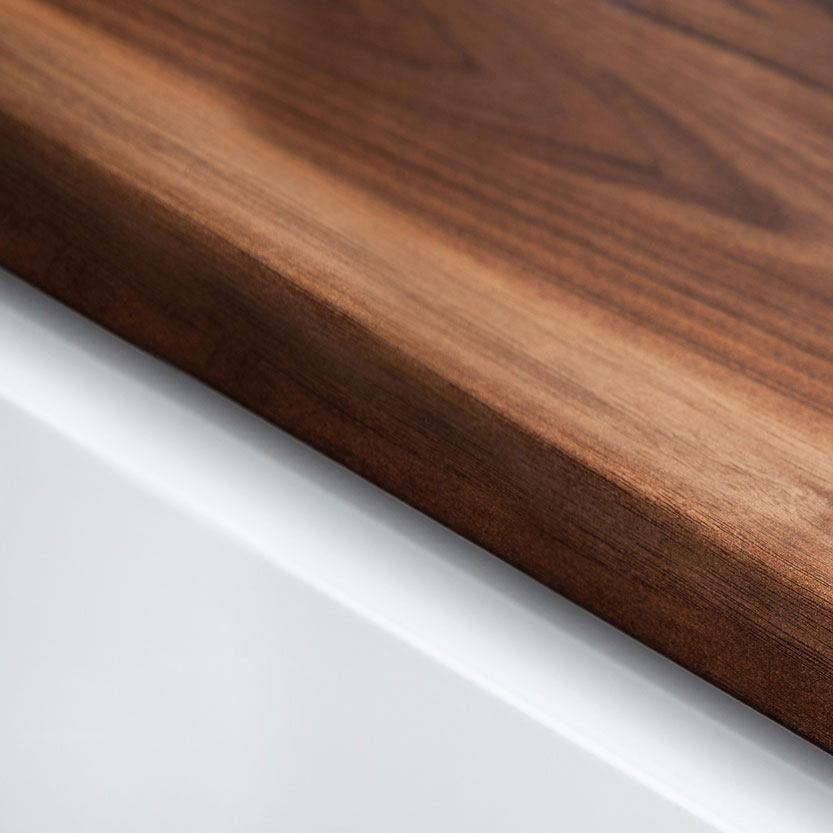 Dark Walnut Block - 38mm Round Edge Laminate Worktop