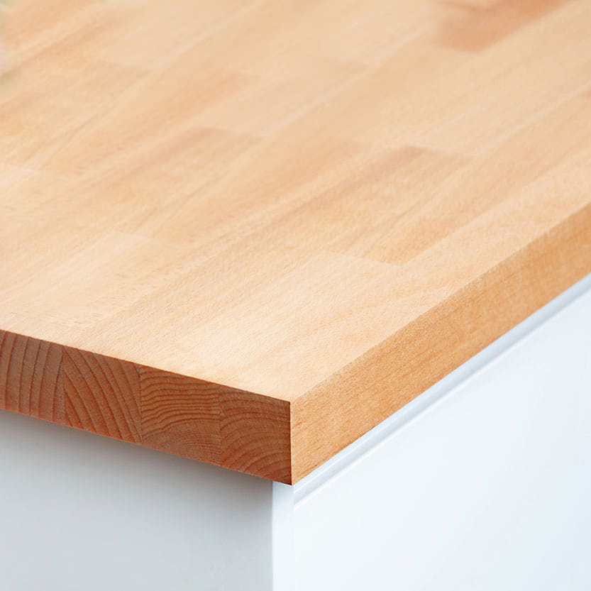 Natural Beech - Real Wood Worktop - 40mm Thick