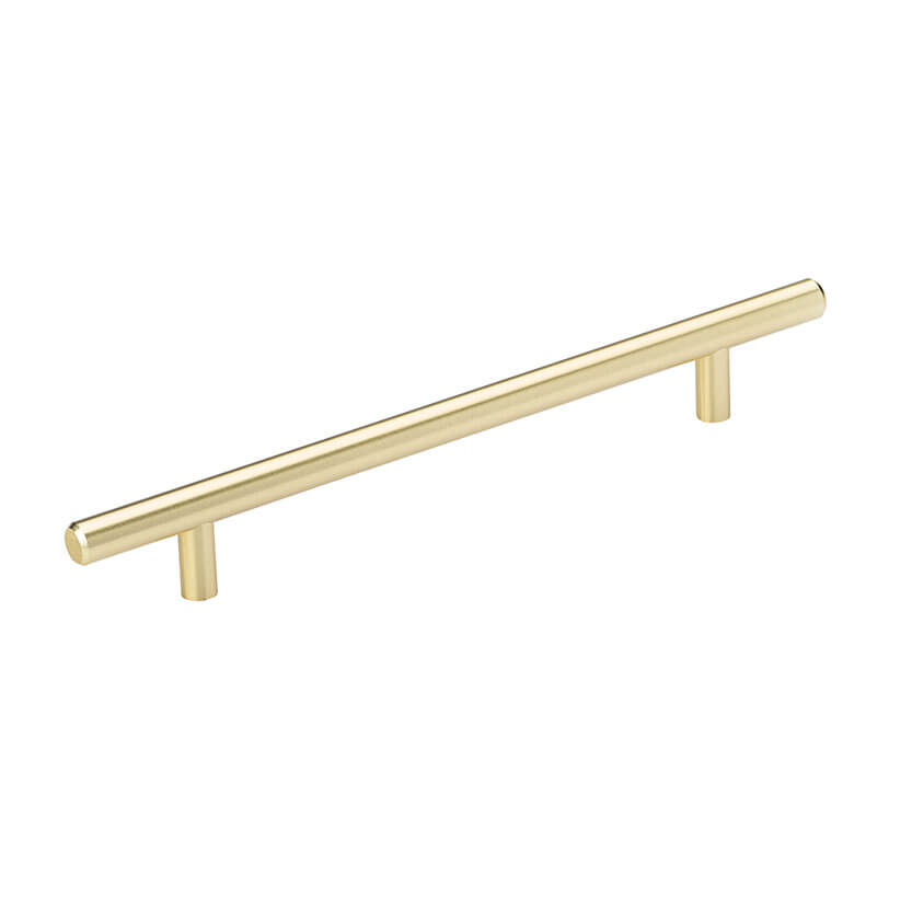 CLASSIC Coleby T-Bar Handle - 160mm Hole Centres - Satin Brass (HB8-0203)