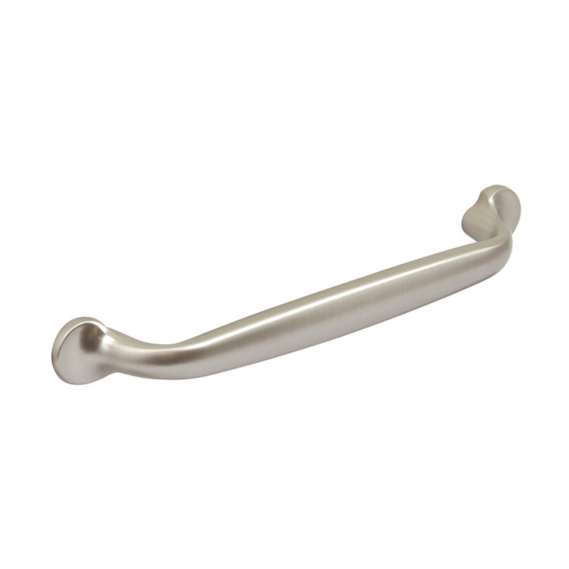 Round Foot D Handle - Stainless Steel Effect