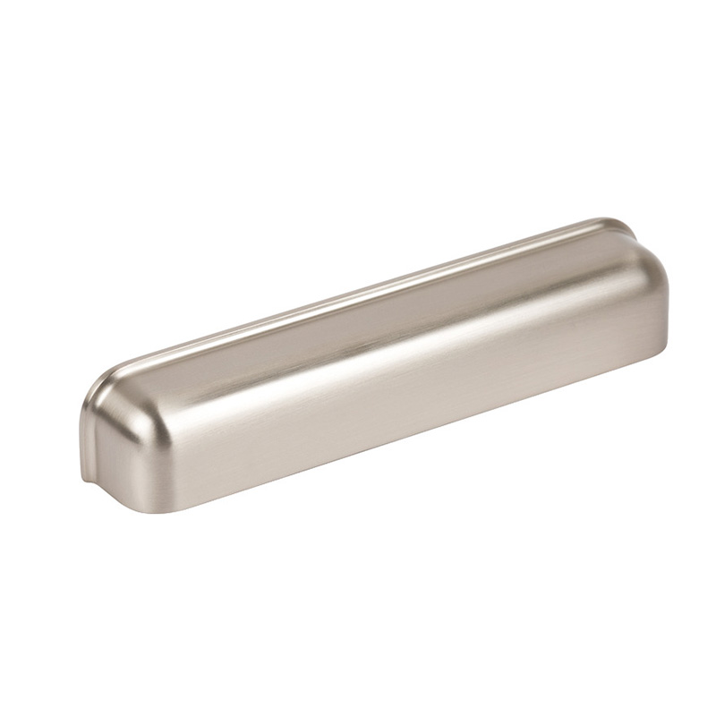 Odessa Cup Handle - Large - Satin Nickel - Stainless Steel Effect