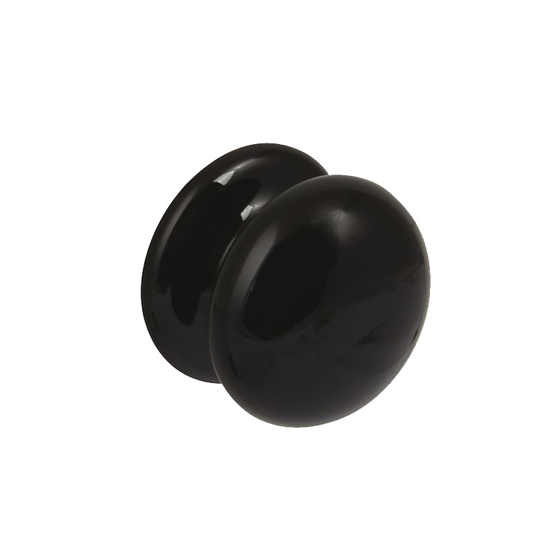 CLASSIC Ceramic Knob - 38mm Diameter - Black (HB10-0245)