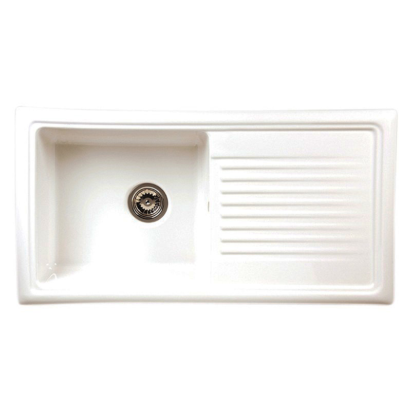 Ceramic Inset Sink - Single Bowl