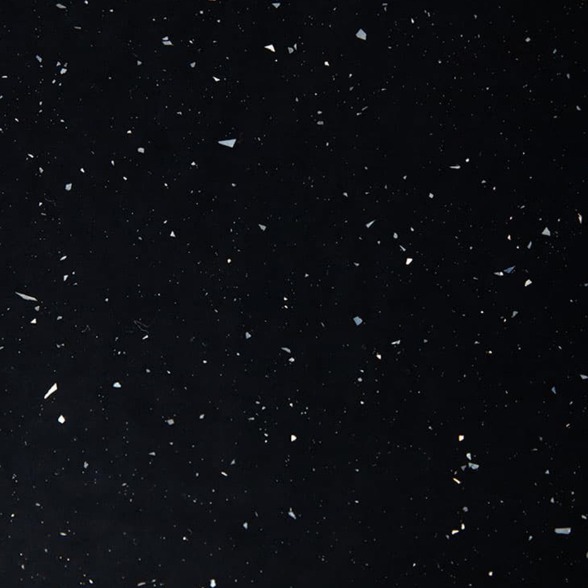 Black Sparkle Andromeda - Gloss - Laminate Upstand/Splashback