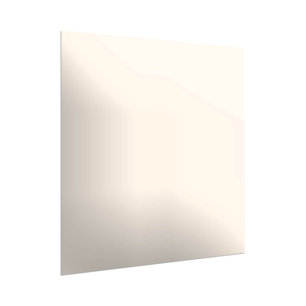 Aurora Painted Glass Splashback - 750mm High - Ivory