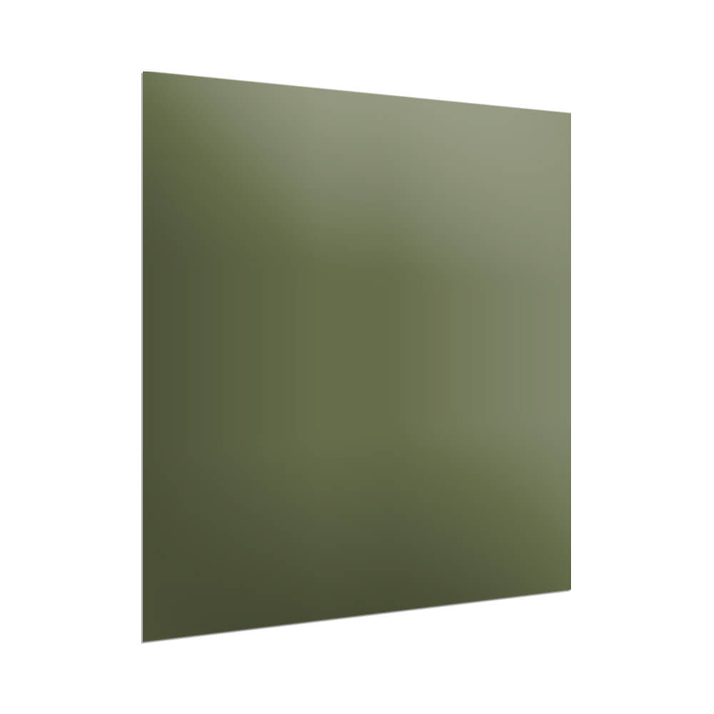 Aurora Painted Glass Splashback - 750mm High - Olive