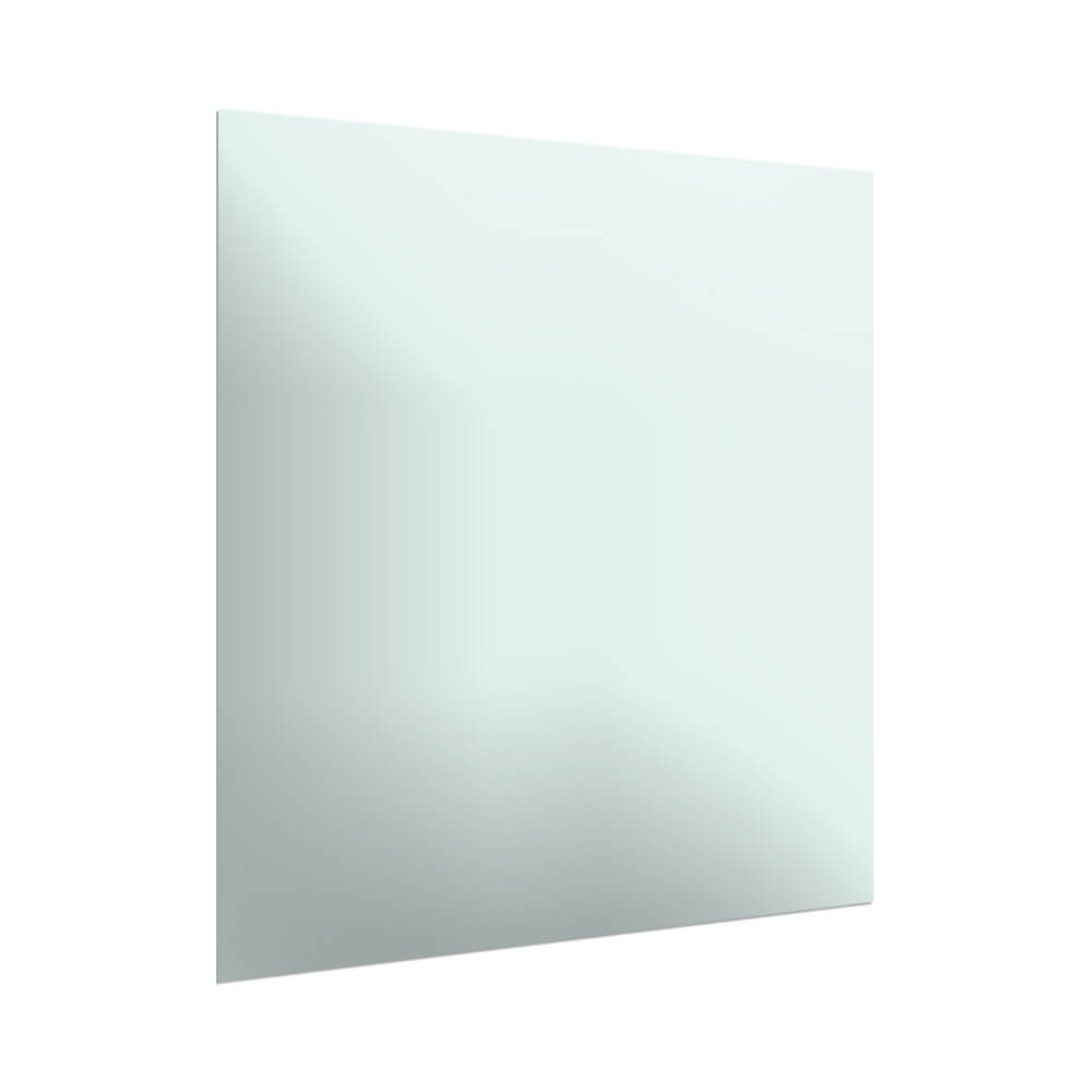 Aurora Painted Glass Splashback - 750mm High - Powder Blue