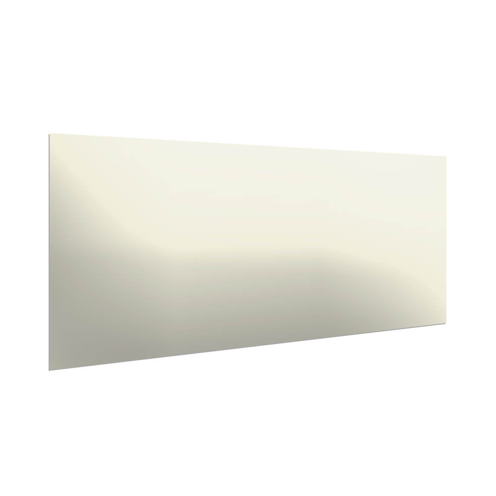 Aurora Painted Glass Splashback - 400mm High - Alabaster