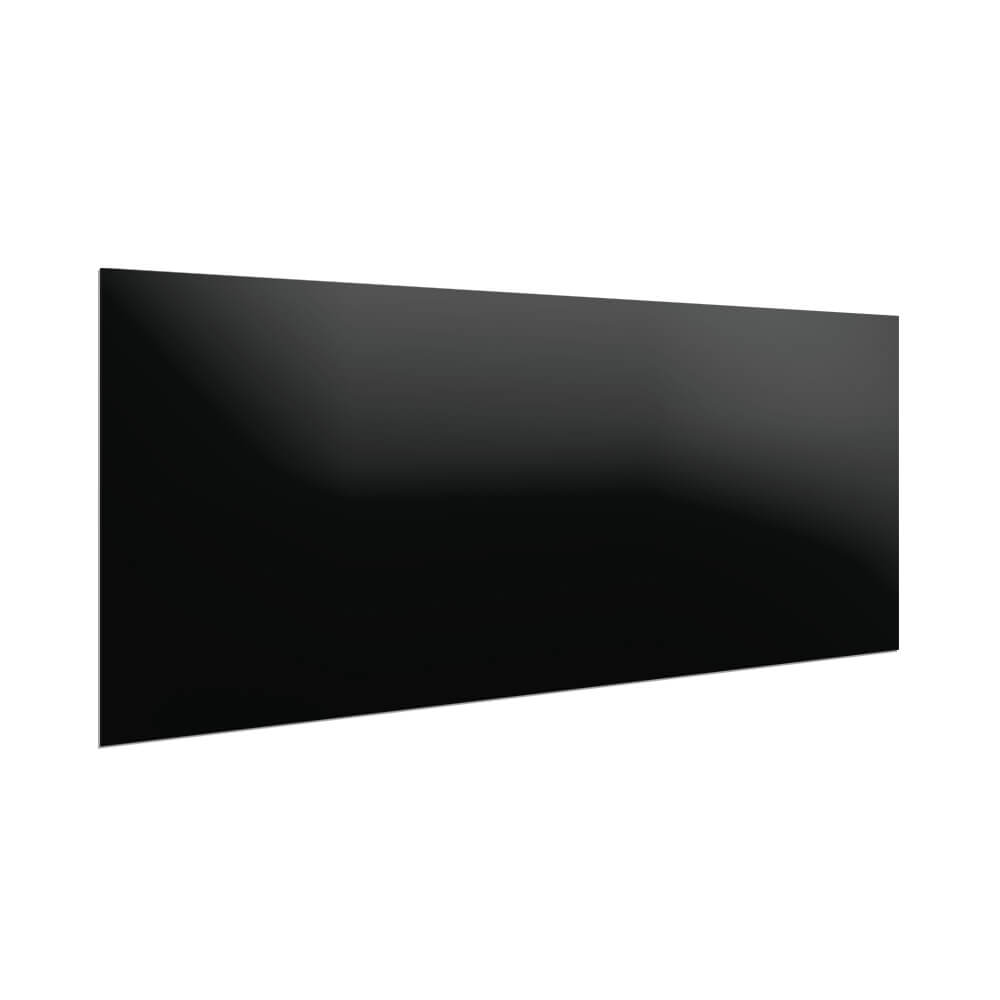 Aurora Painted Glass Splashback - 400mm High - Black