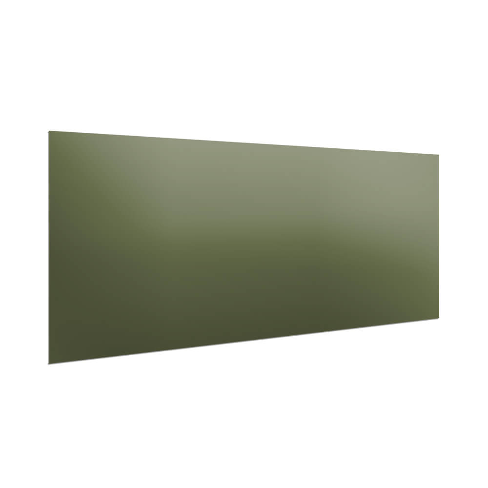 Aurora Painted Glass Splashback - 400mm High - Olive