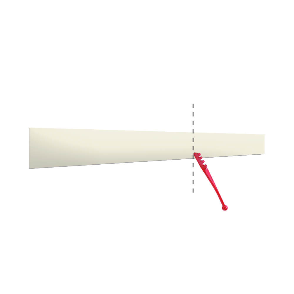 Aurora Painted Glass Trimmable Upstands - 140mm High (Non-Toughened) -  Alabaster