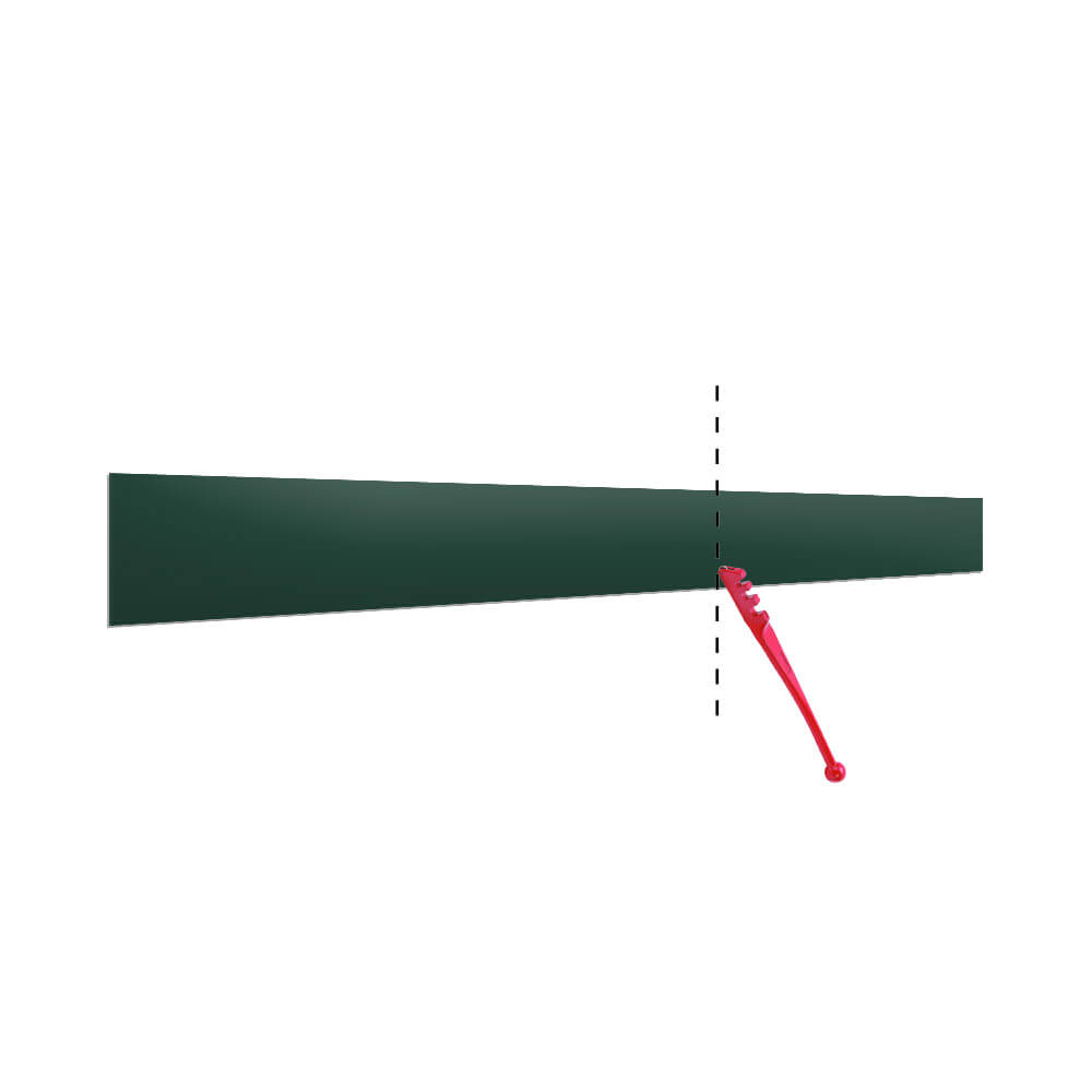 Aurora Painted Glass Trimmable Upstands - 140mm High (Non-Toughened) -  Conifer