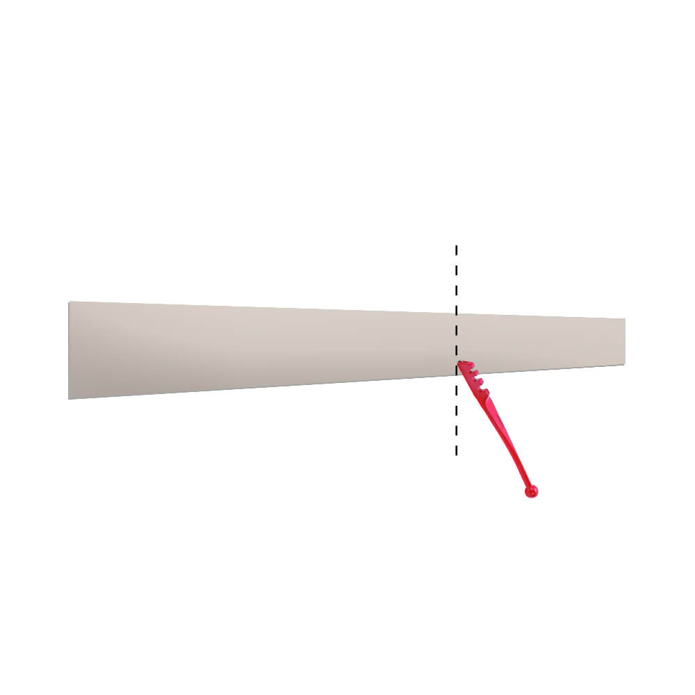 Aurora Painted Glass Trimmable Upstands - 140mm High (Non-Toughened) -  Dakar