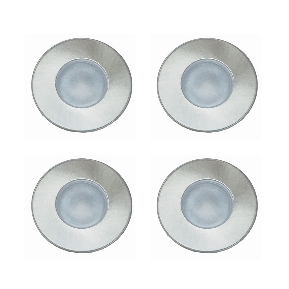 Vega Round Plinth Lights - 4 Light Kit