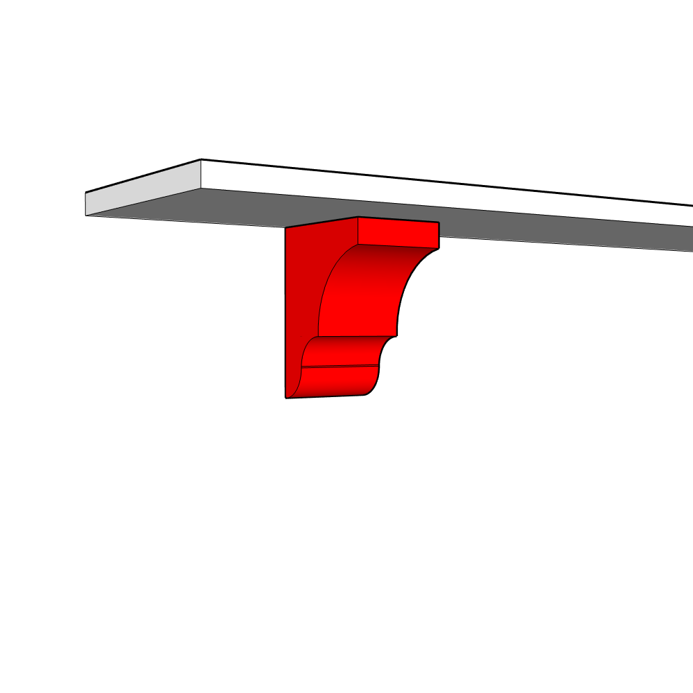 Millwood (Premium Colours) Classic Corbel - 165 x 125 x 90mm