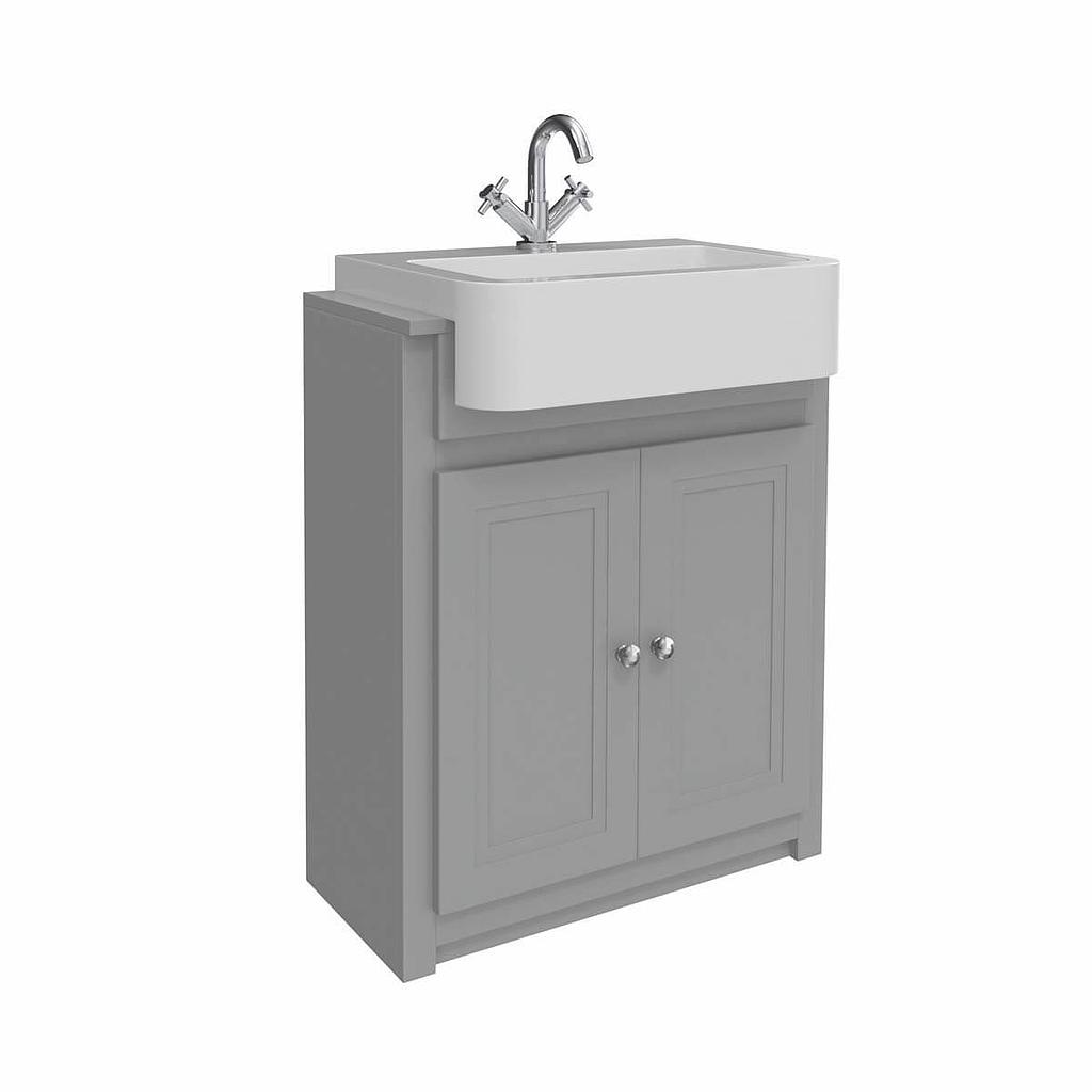 660mm Classica Vanity Unit - Stone Grey (Component)