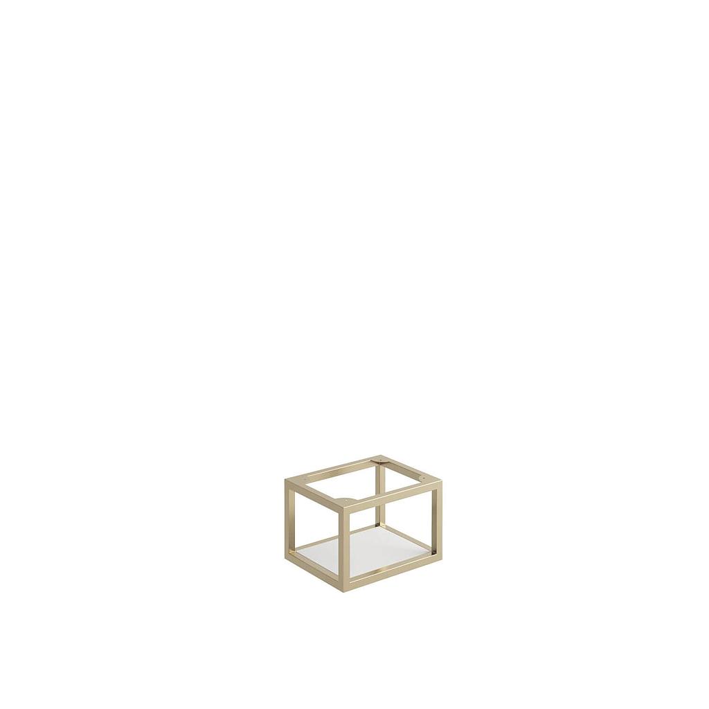 Ambience Brushed Brass Frame with White Shelf - 30 x 25cm (Mix & Match)