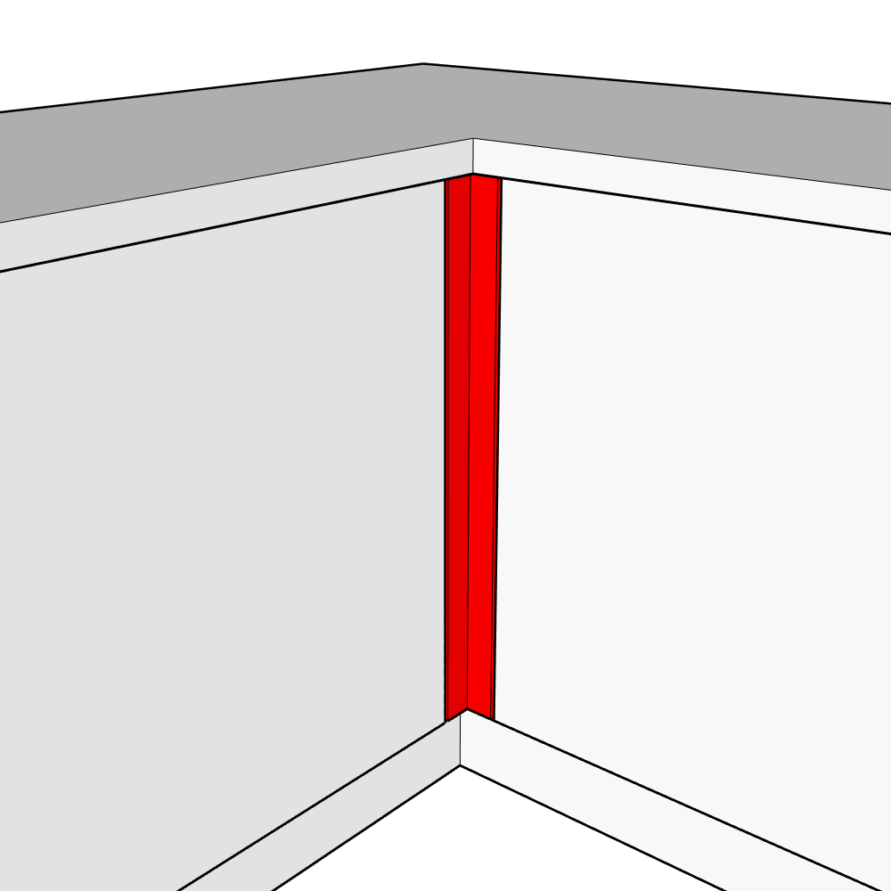Artino Fixed Size Corner Post Set - 715 x 60 x 60mm